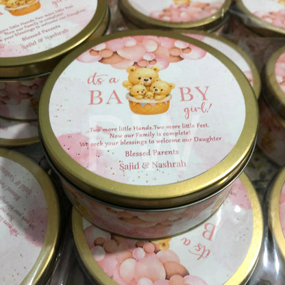 Baby Girl Birth Announcement Box | BB-104