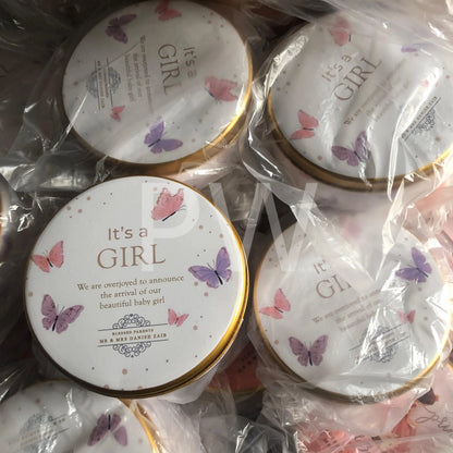 Baby Girl Birth Announcement Box | BB-112