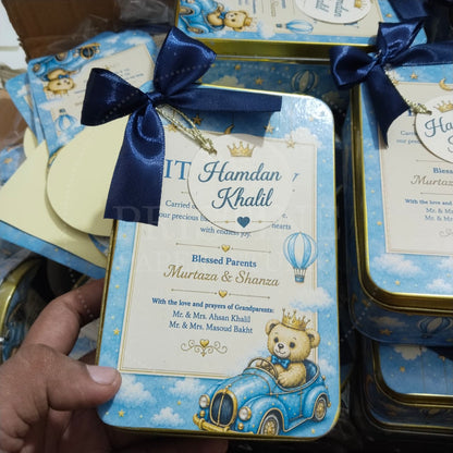 Luxury Baby Boy Newborn Keepsake Box | BB-133