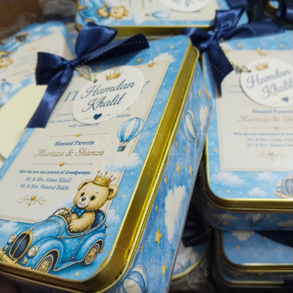 Luxury Baby Boy Newborn Keepsake Box | BB-133