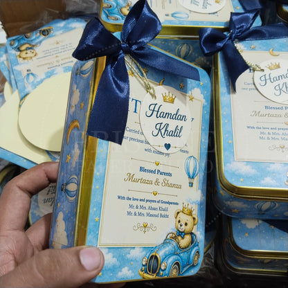 Luxury Baby Boy Newborn Keepsake Box | BB-133