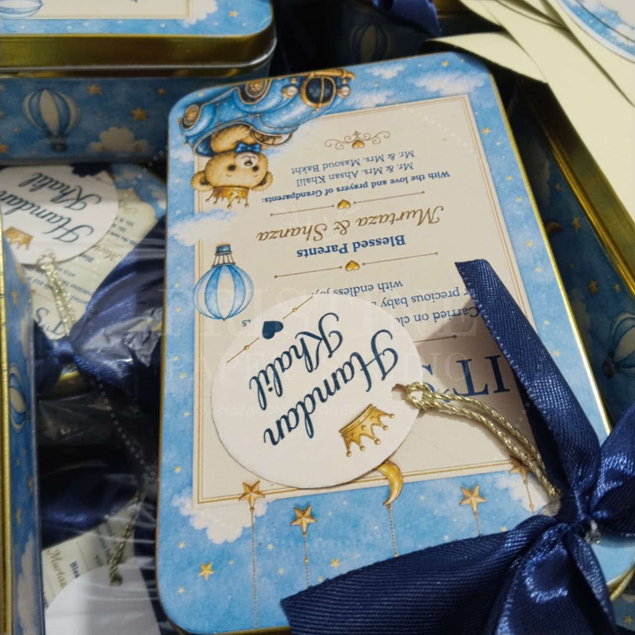 Luxury Baby Boy Newborn Keepsake Box | BB-133