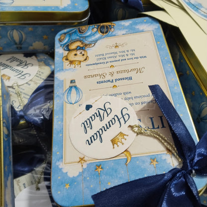 Luxury Baby Boy Newborn Keepsake Box | BB-133