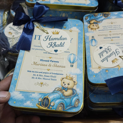 Luxury Baby Boy Newborn Keepsake Box | BB-133