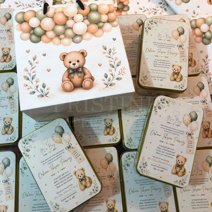 Custom Baby Boy Birth Announcement Box | BB-142