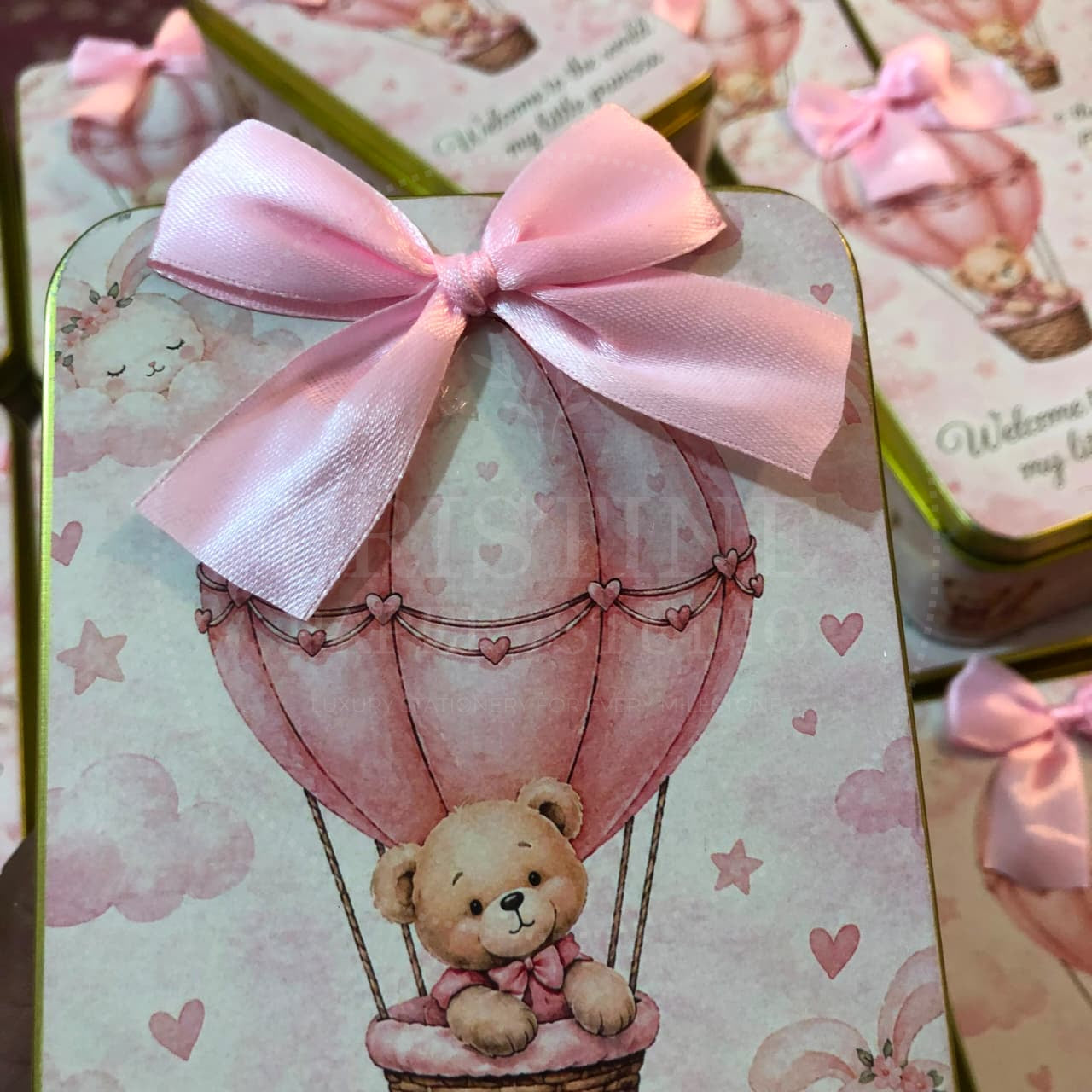 Elegant Baby Girl Newborn Keepsake Box | BB-136