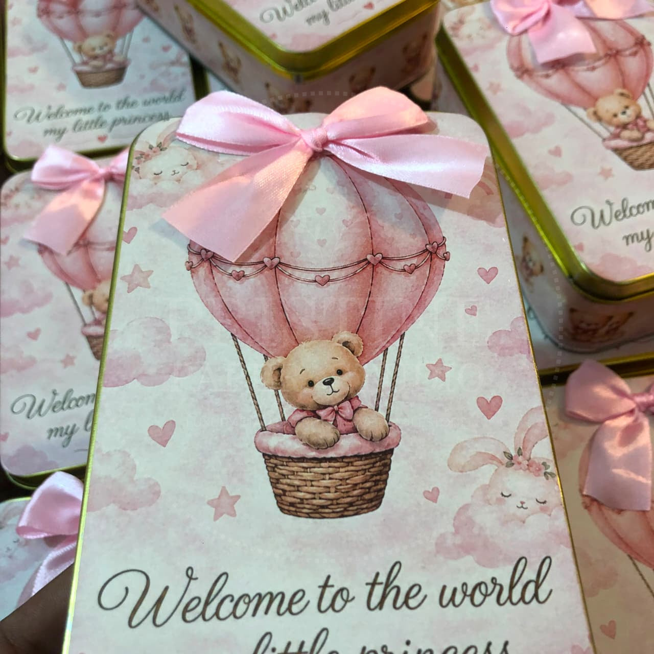 Elegant Baby Girl Newborn Keepsake Box | BB-136