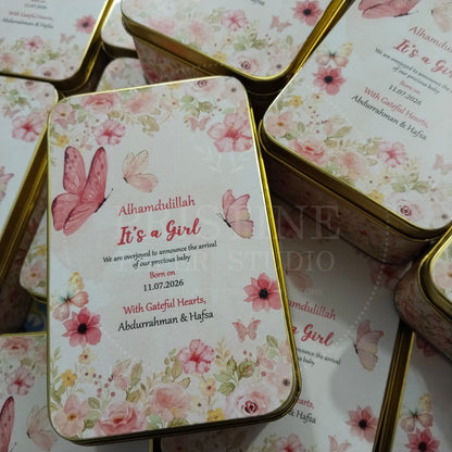 Personalized Daughter Announcement Box | BB-138