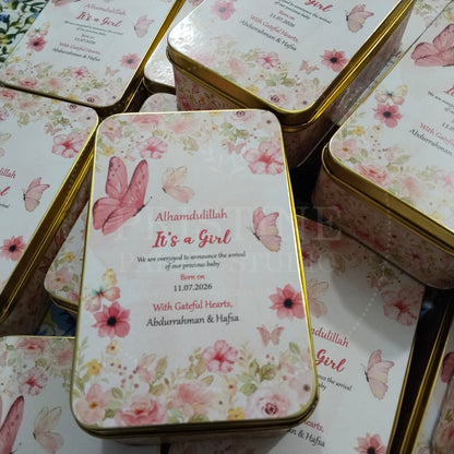 Personalized Daughter Announcement Box | BB-138