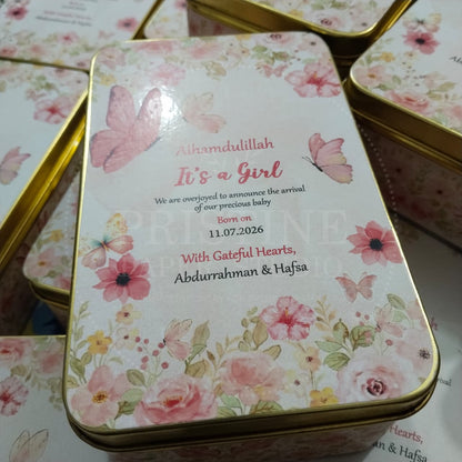 Personalized Daughter Announcement Box | BB-138