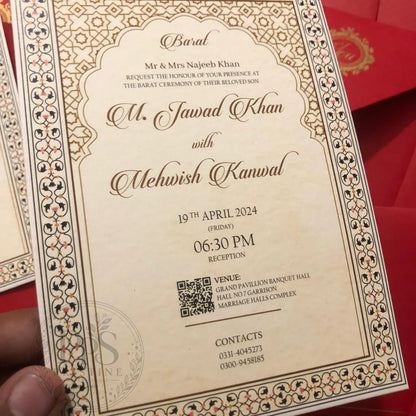 WC - 005 — Minimalist Wedding Invitation