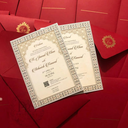 WC - 005 — Minimalist Wedding Invitation