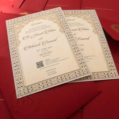 WC - 005 — Minimalist Wedding Invitation