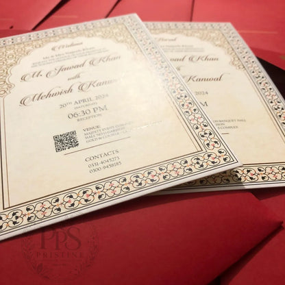 WC - 005 — Minimalist Wedding Invitation
