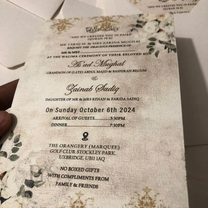 WC - 012 — Elegant Wedding Invitation