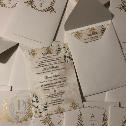WC - 012 — Elegant Wedding Invitation