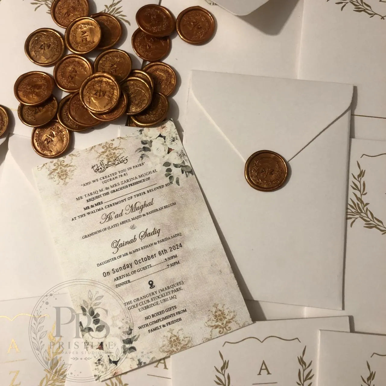 WC - 012 — Elegant Wedding Invitation