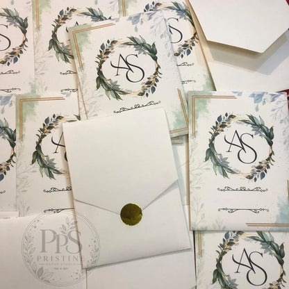 WC - 010 — Traditional Wedding Invitation