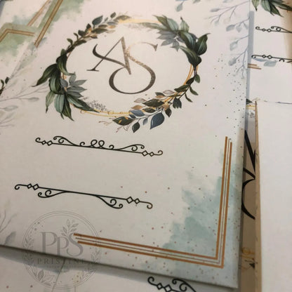 WC - 010 — Traditional Wedding Invitation