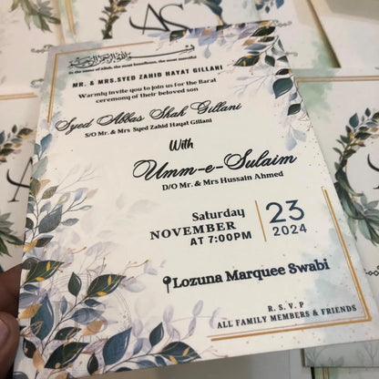 WC - 010 — Traditional Wedding Invitation