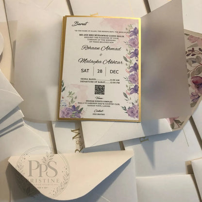 WC - 009 — Pastel Wedding Invitation