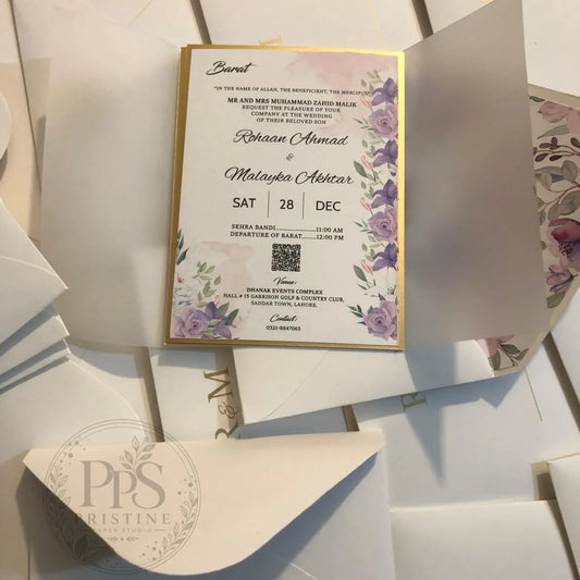 WC - 009 — Pastel Wedding Invitation