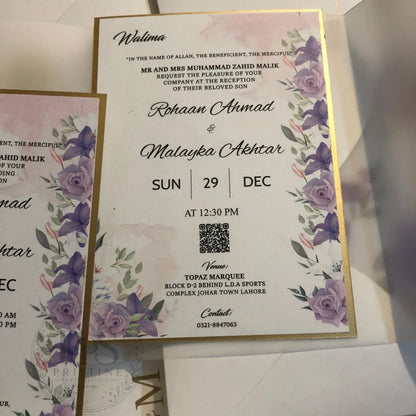 WC - 009 — Pastel Wedding Invitation