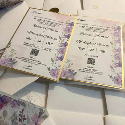 WC - 009 — Pastel Wedding Invitation