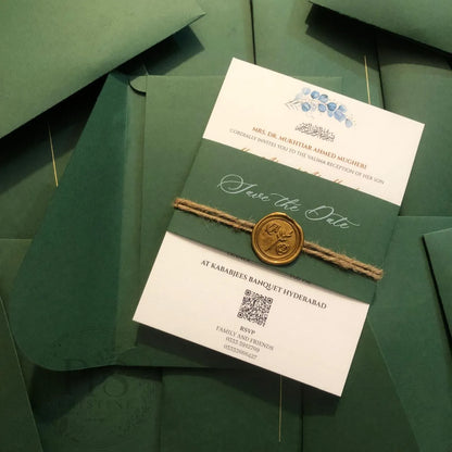 WC - 014 — Custom Wedding Invitation Card