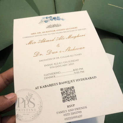 WC - 014 — Custom Wedding Invitation Card