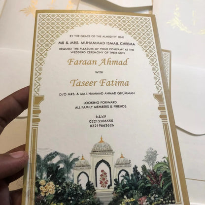 WC - 004 — Customized Wedding Invitation
