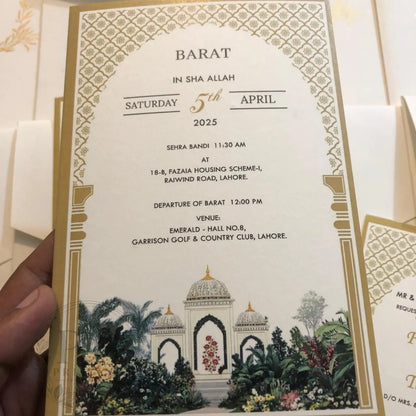 WC - 004 — Customized Wedding Invitation