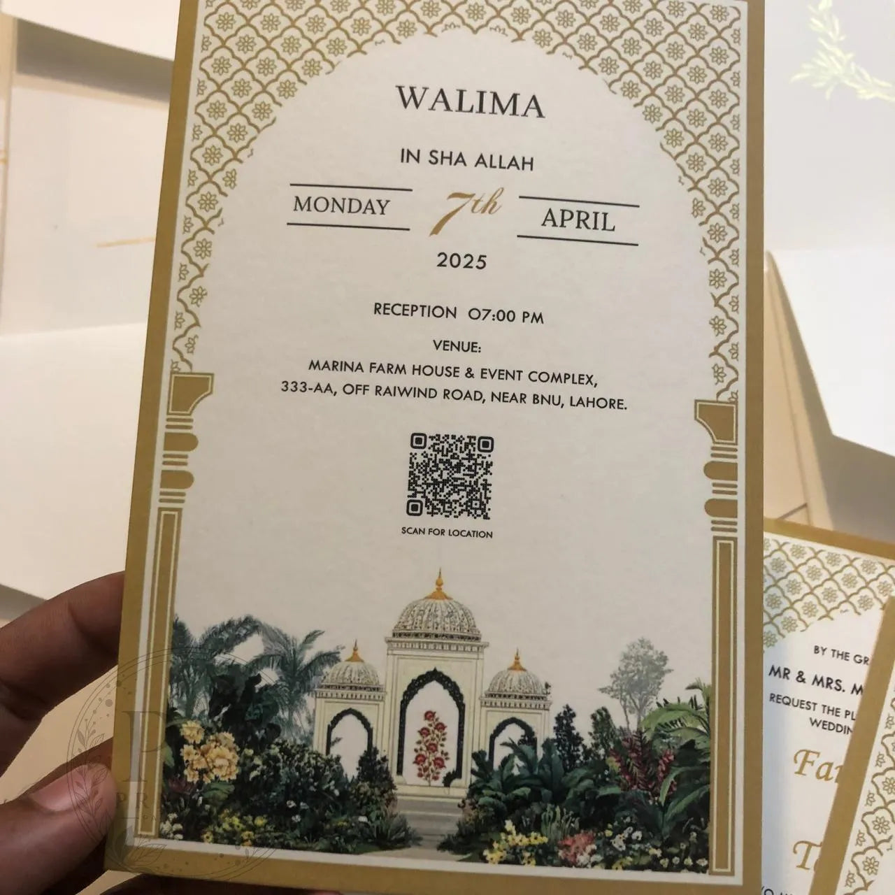 WC - 004 — Customized Wedding Invitation