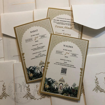 WC - 004 — Customized Wedding Invitation