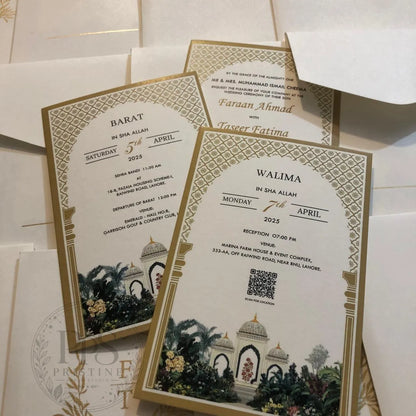 WC - 004 — Customized Wedding Invitation