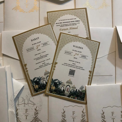 WC - 004 — Customized Wedding Invitation