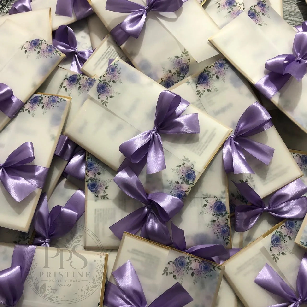 WC - 003 — Elegant Floral Wedding Invitation
