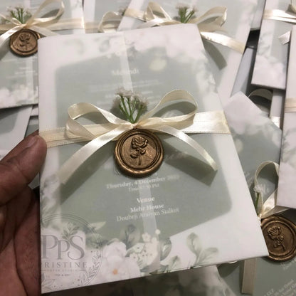 WC - 012 — Minimal Elegant Wedding Card