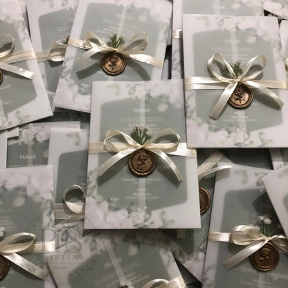 WC - 012 — Minimal Elegant Wedding Card