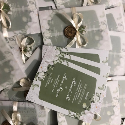 WC - 012 — Minimal Elegant Wedding Card