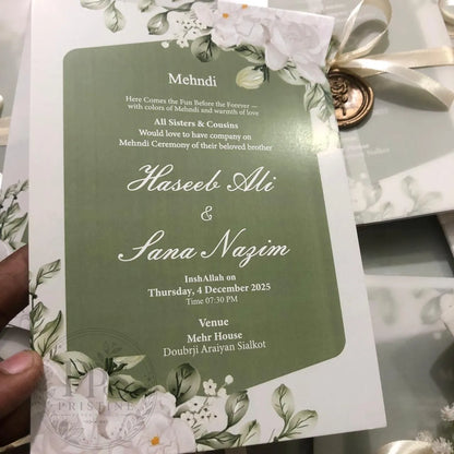 WC - 012 — Minimal Elegant Wedding Card