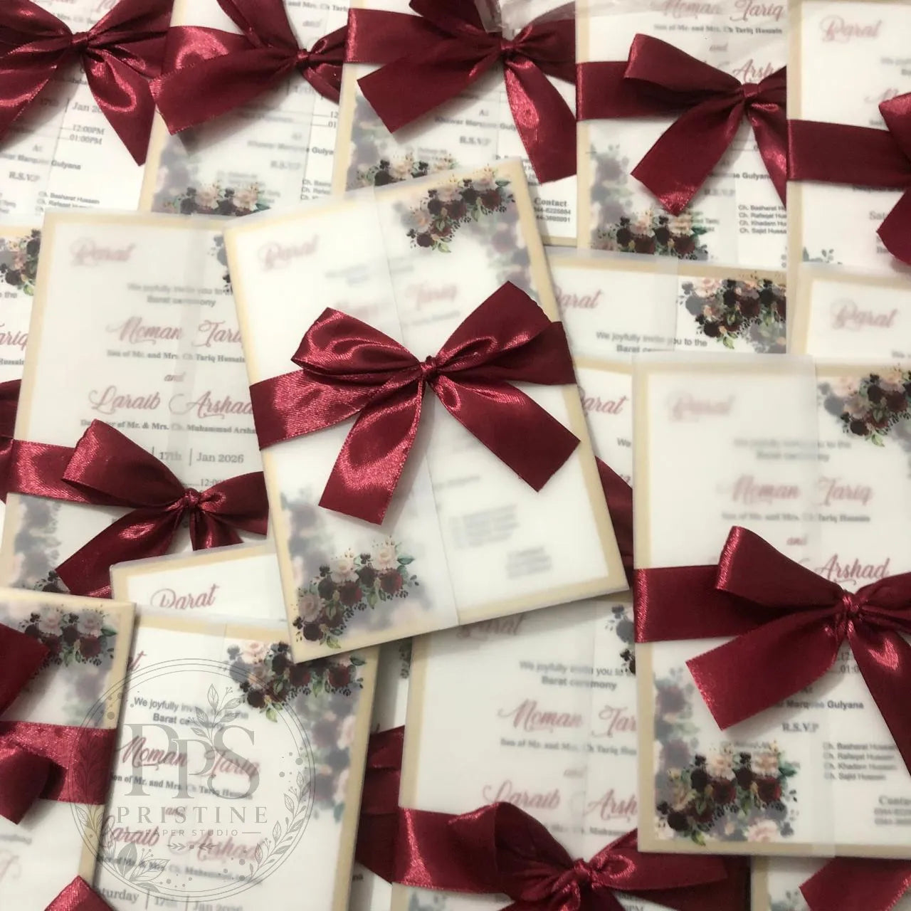 WC - 011 — Luxury Floral Wedding Card
