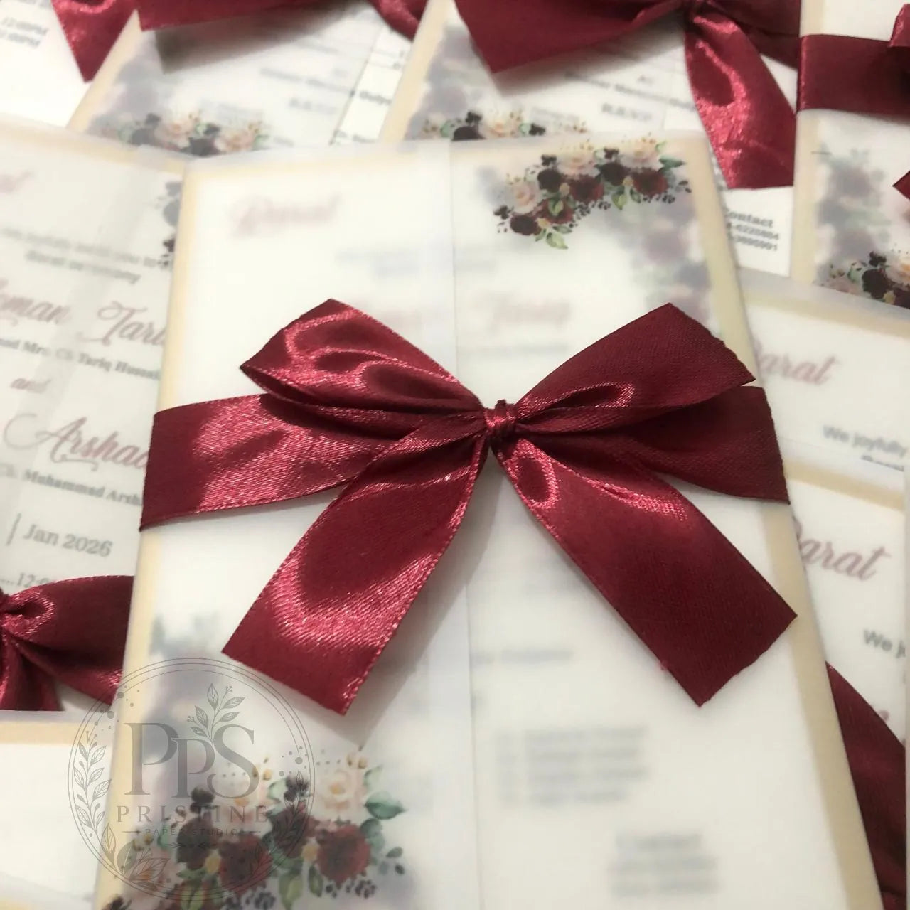 WC - 011 — Luxury Floral Wedding Card