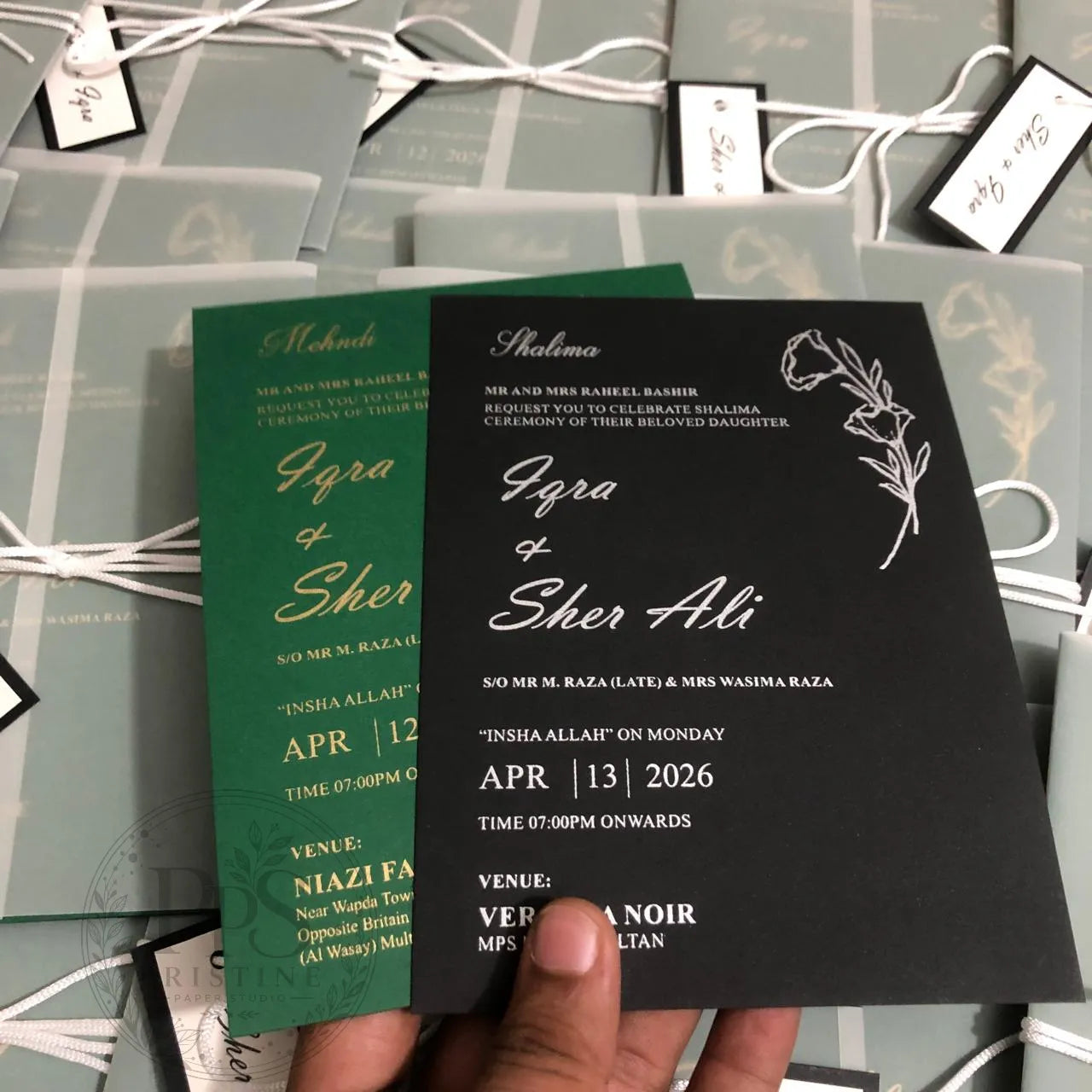 WC - 006 — Personalized Wedding Card