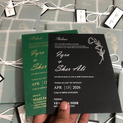 WC - 006 — Personalized Wedding Card