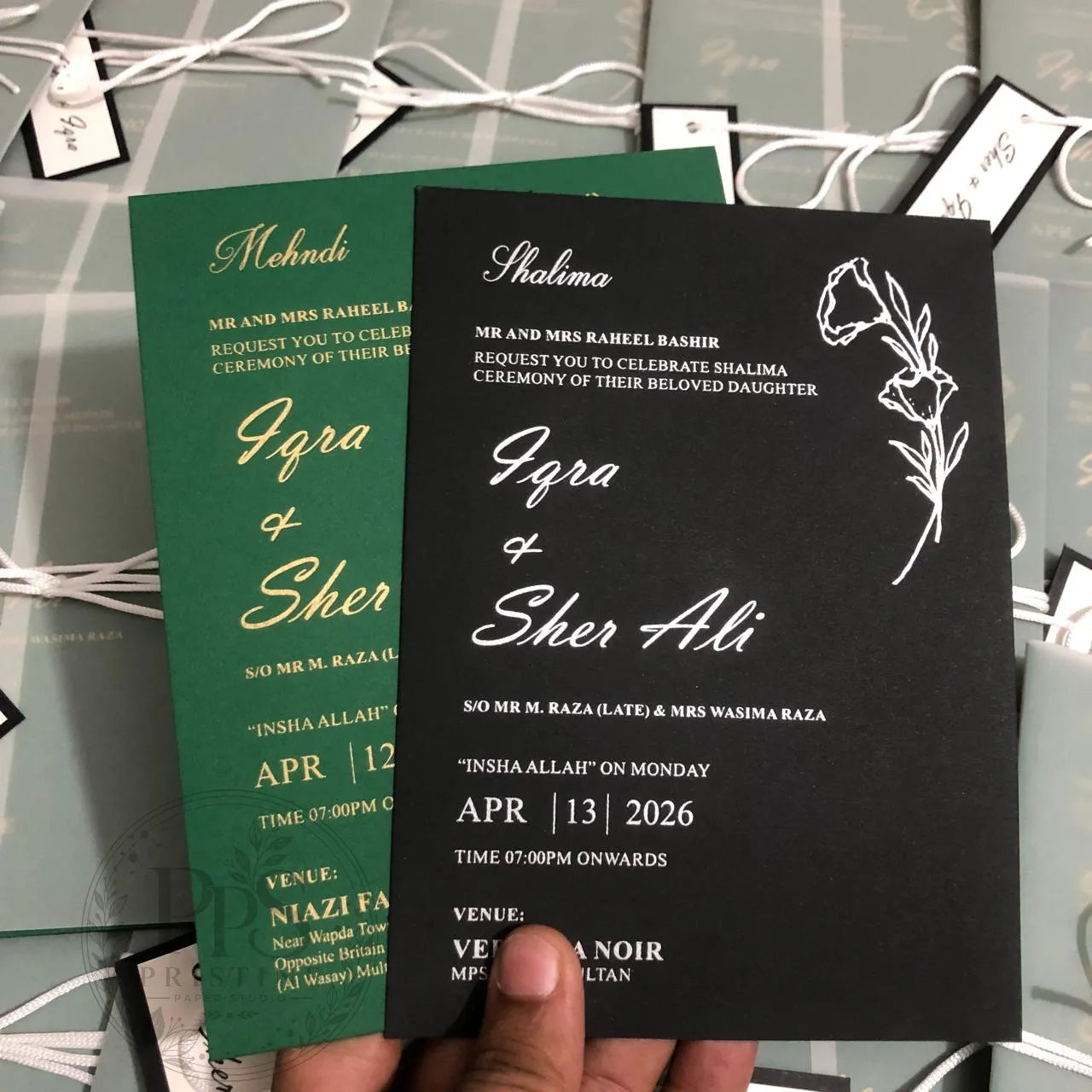WC - 006 — Personalized Wedding Card