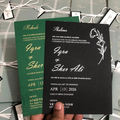 WC - 006 — Personalized Wedding Card