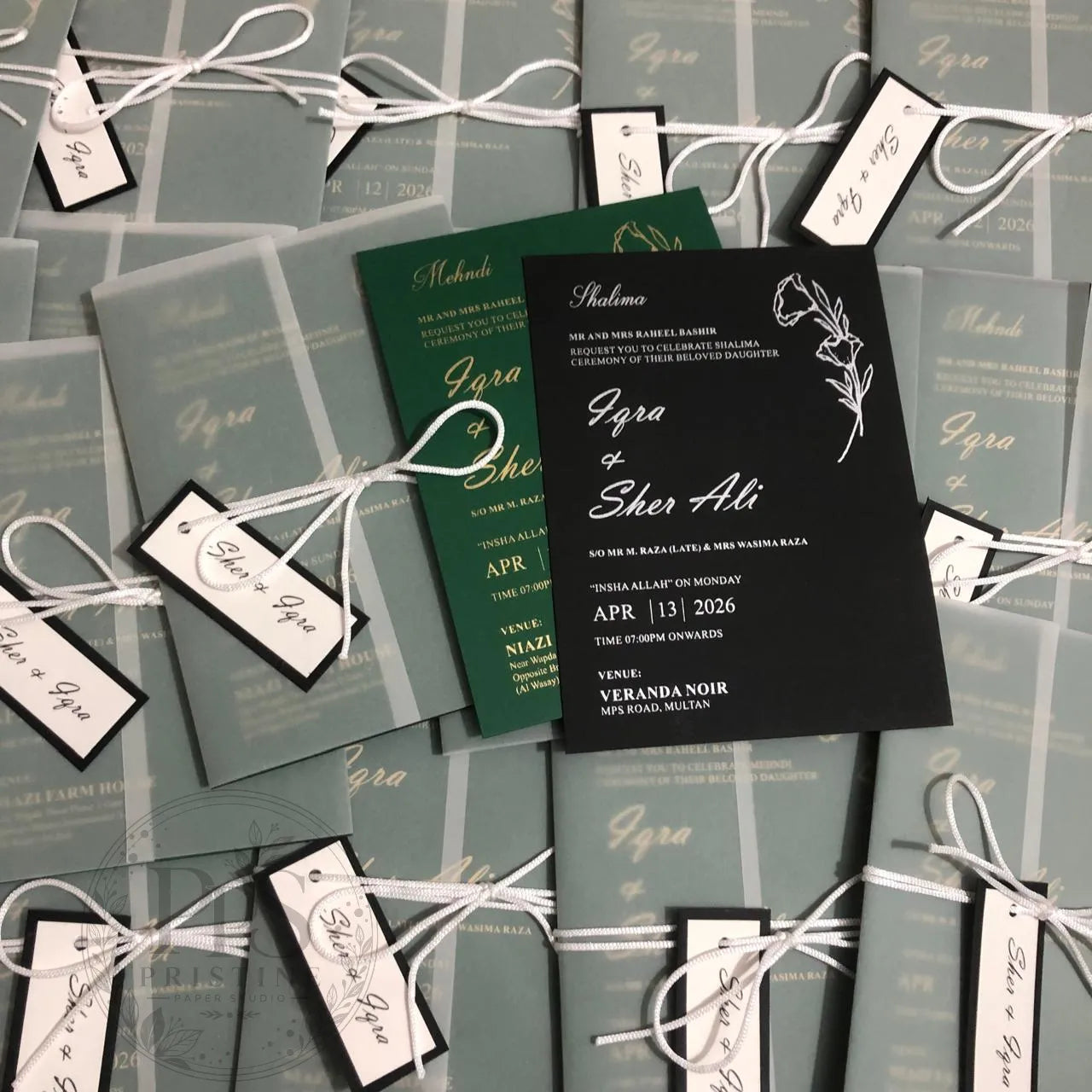WC - 006 — Personalized Wedding Card