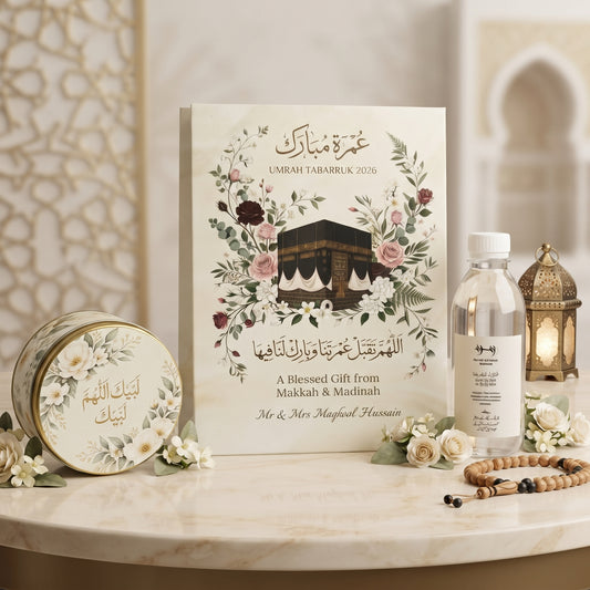 Customized Zamzam Gift Set with Tin Box & Bag